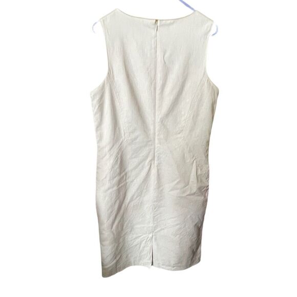 Chadwick’s size 14 Linen cotton blend sheath dress. - Picture 2 of 6